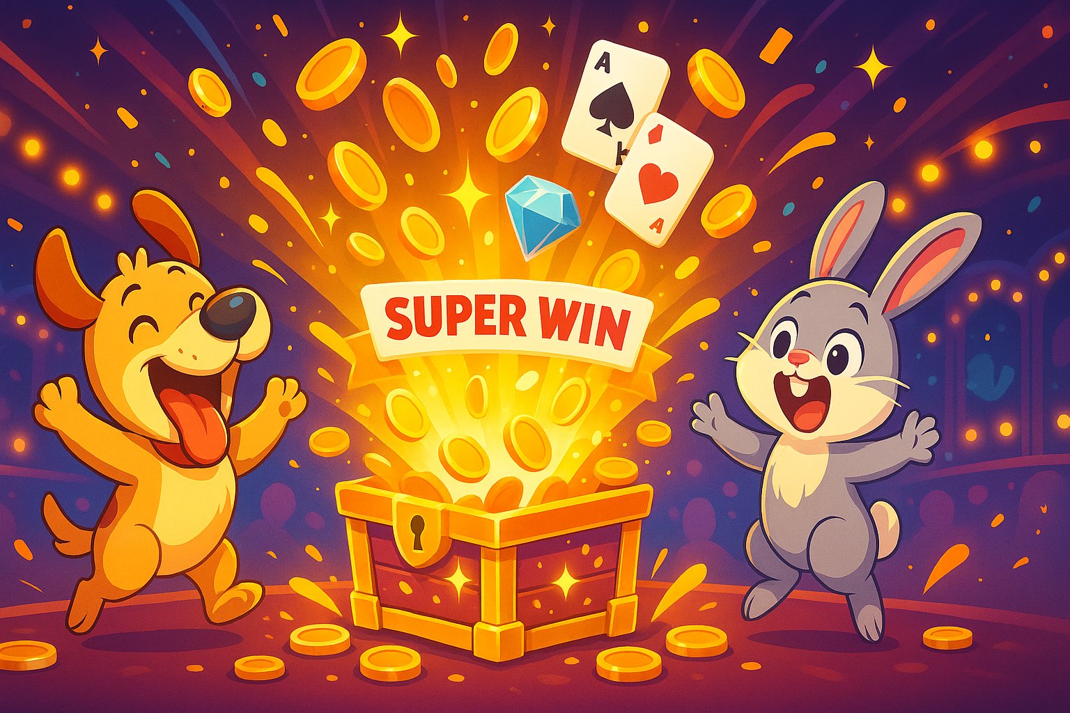 Simbol-simbol permainan Wild West Gold menampilkan kartu, revolver, dan karakter koboi